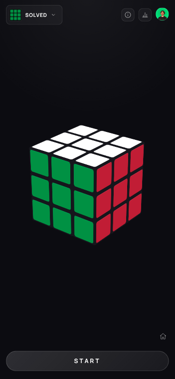 CoinCubed app home screen